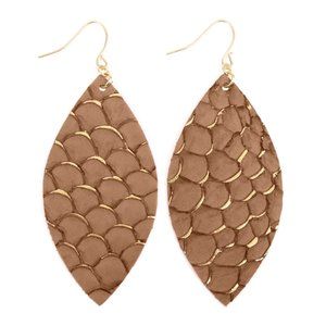 Fish Scale Earrings